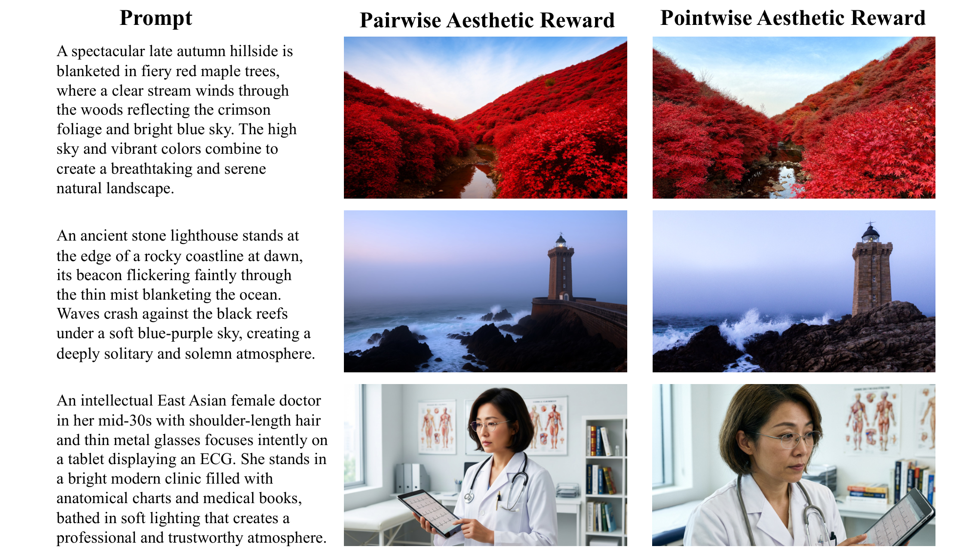 Pointwise vs Pairwise reward comparison